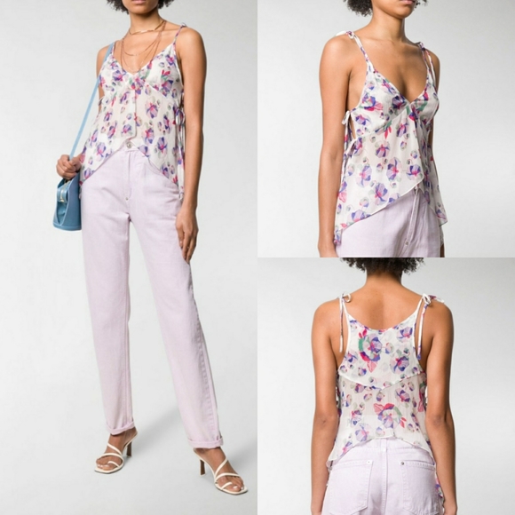Isabel Marant Silk Etoile Orka Top/Skirt Set .Skirt 36/4 Top 38/6 (Note Size) - Picture 2 of 15